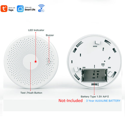 Advanced 2-in1 WiFi Smart Smoke and Carbon Monoxide Detector