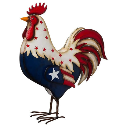 Pround To Be An American Patriotic Metal Rooster