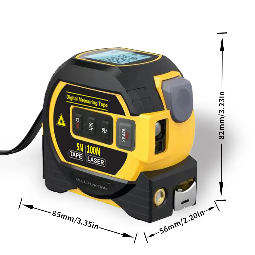 Percision Master 3-in-1 Laser Tape Measure